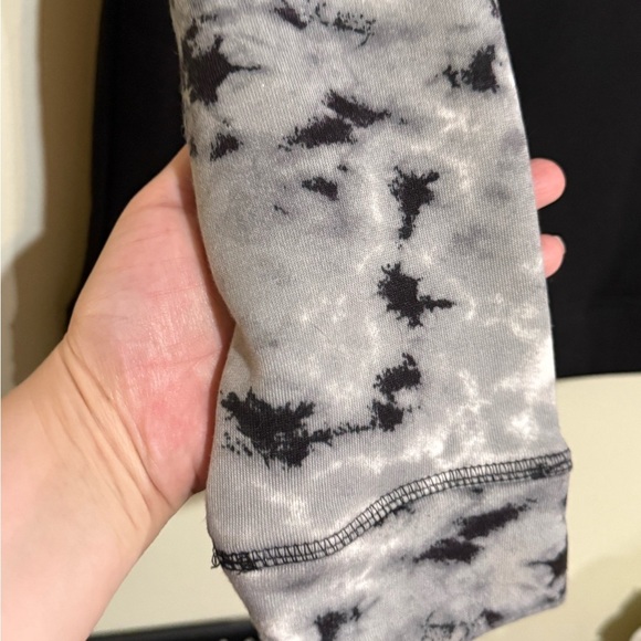 Black and Gray Hoodie with Vibes Print from Ardene - Picture 8 of 12